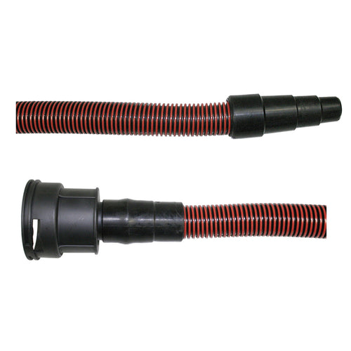 Anti-static 5000mm x 27mm Suction Hose with Stepped Power Tool Adaptor